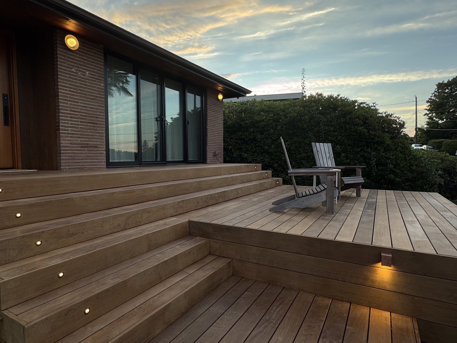Ipe Deck, Built-In Lighting